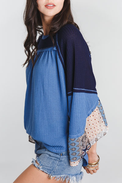 Paisley Poncho Thermal