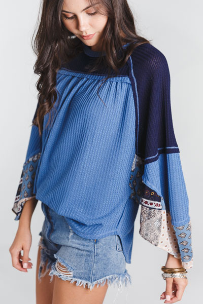 Paisley Poncho Thermal