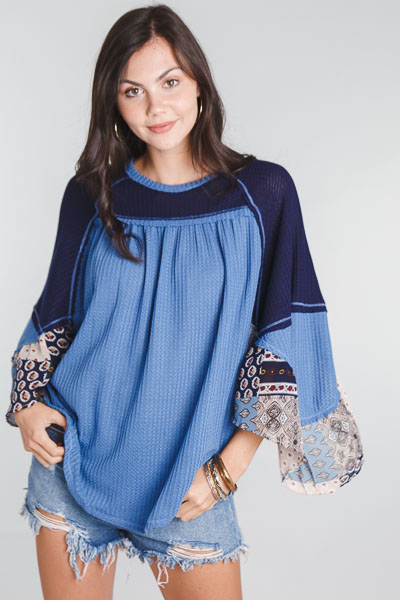 Paisley Poncho Thermal