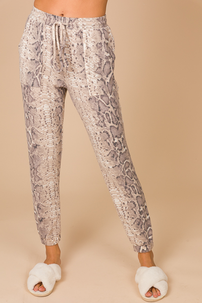 Cozy Soft Snake Joggers