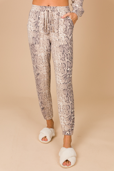 Cozy Soft Snake Joggers