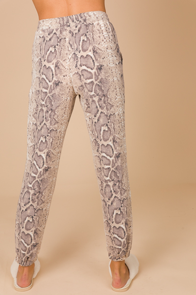 Cozy Soft Snake Joggers