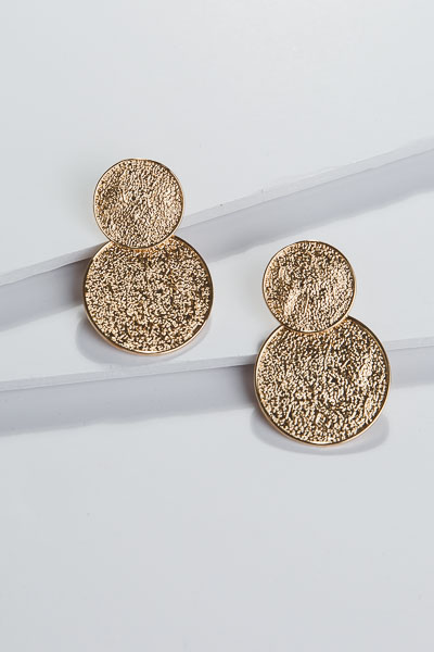 Duo Coin Ear, Gold