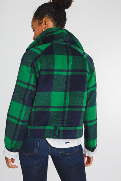 Green Plaid Jacket
