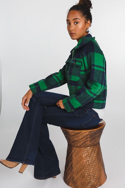 Green Plaid Jacket