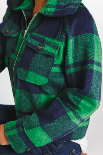 Green Plaid Jacket