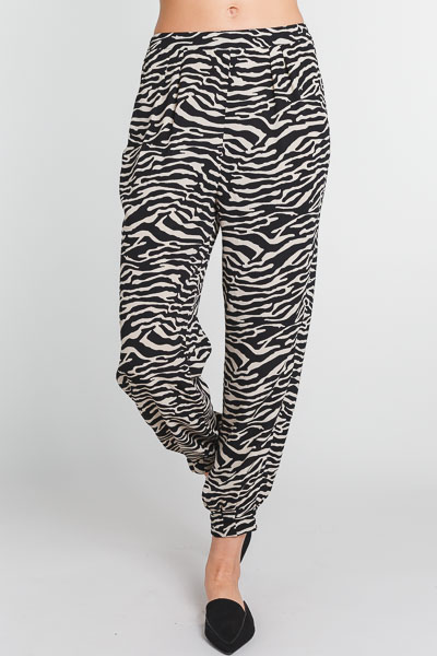 Zebra Jogger Pants