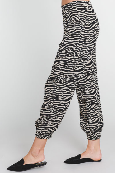 Zebra Jogger Pants