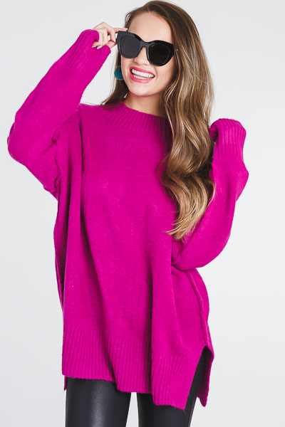 Best Sweater Tunic, Orchid