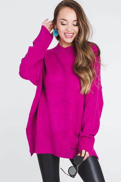 Best Sweater Tunic, Orchid