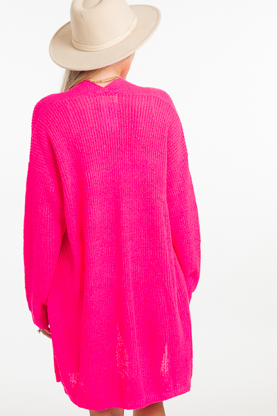 Kya Cardigan, Fuchsia