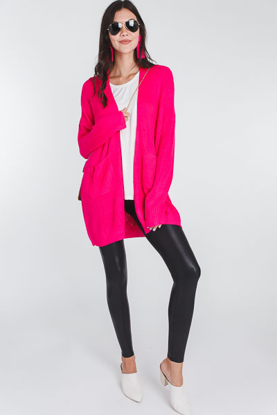 Kya Cardigan, Fuchsia
