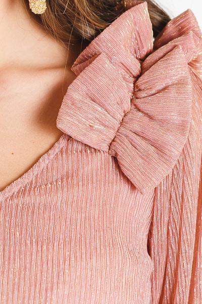 Blush Shimmer Blouse