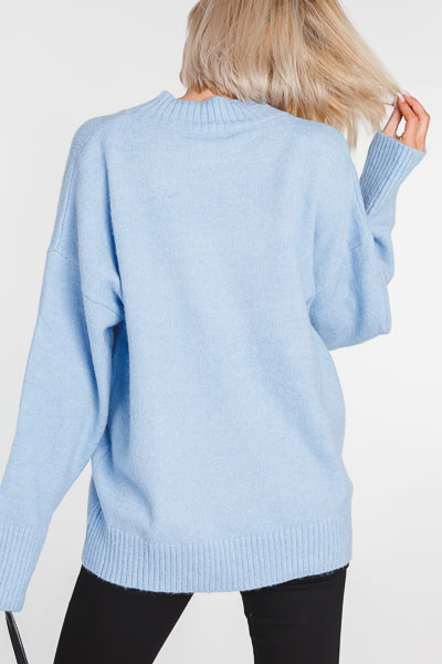 Azure Mock Sweater