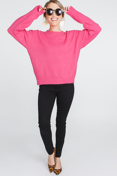 Tickled Pink Sweater
