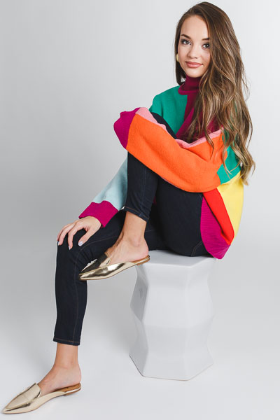 80's Colorblock Sweater