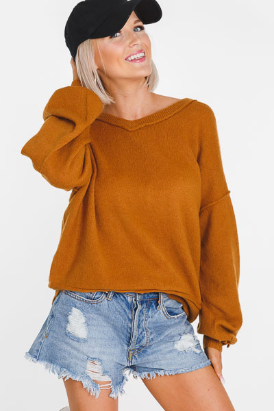 Ochre Pullover Sweater