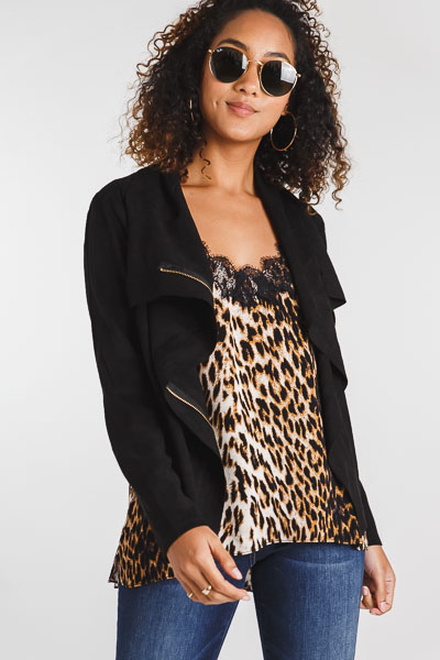 Cheetah Lace Cami