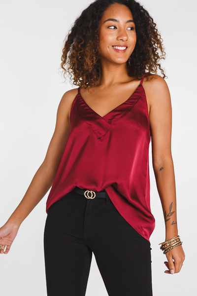 Fine Wine Satin Cami