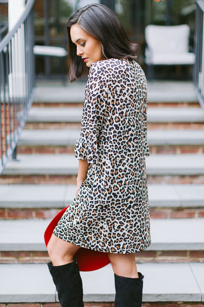 Stretchy Leopard Dress