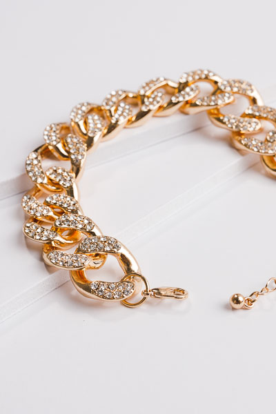 Pave Chain Bracelet