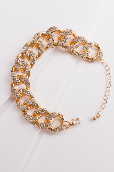 Pave Chain Bracelet