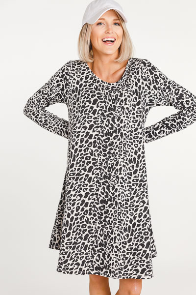 Cheetah Sister Knit Dress