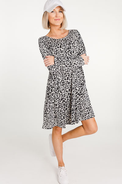 Cheetah Sister Knit Dress