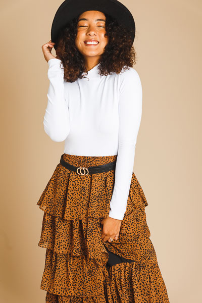 Dancing Cheetah Maxi Skirt