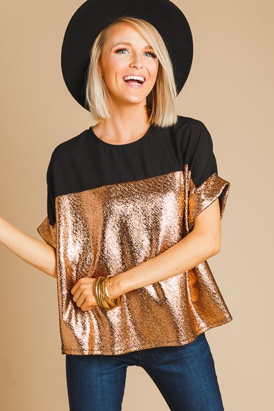 Copper Dipped Blouse 
