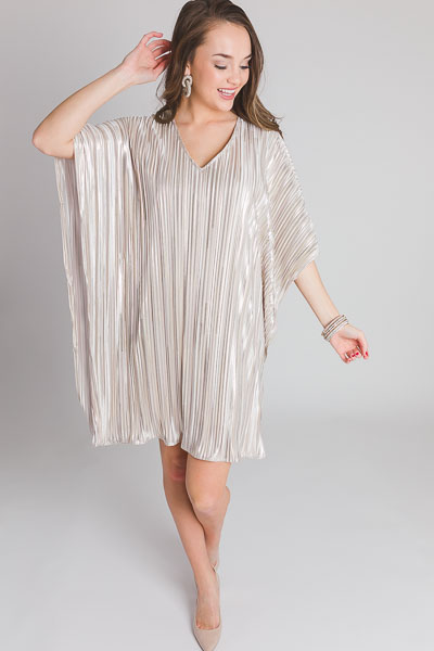 Golden Girl Pleat Caftan