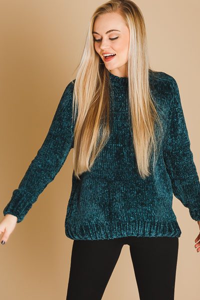 Into the Woods Chenille Sweater