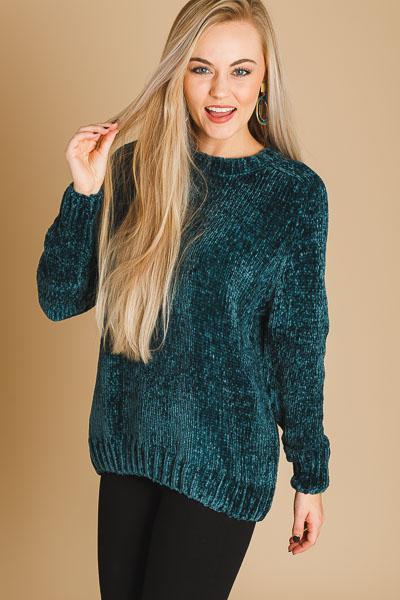 Into the Woods Chenille Sweater