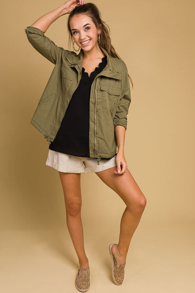 Olive Utility Jacket