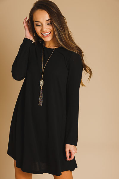 Berkley Black Knit Dress