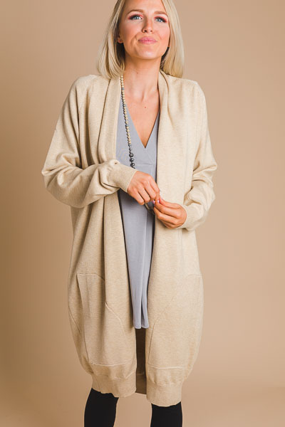 High End Cardi, Taupe
