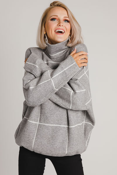 Off the Grid Sweater, Grey