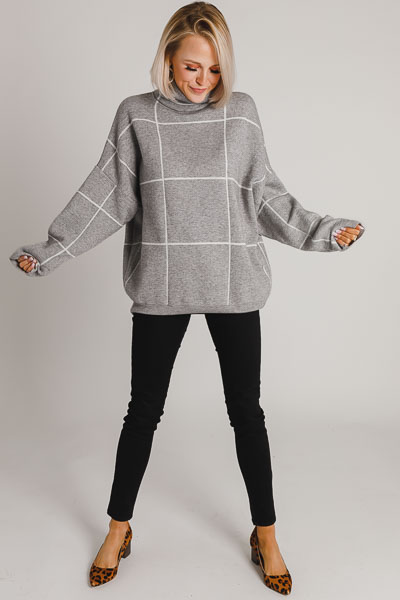 Off the Grid Sweater, Grey