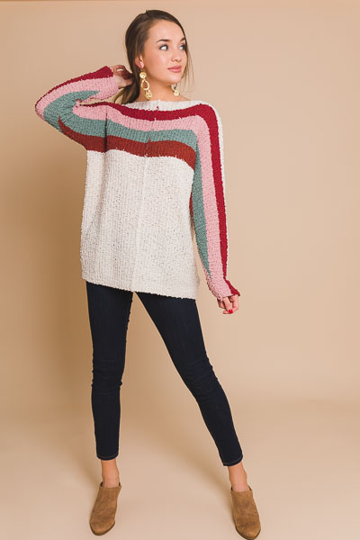 Sorbet Shoulders Sweater