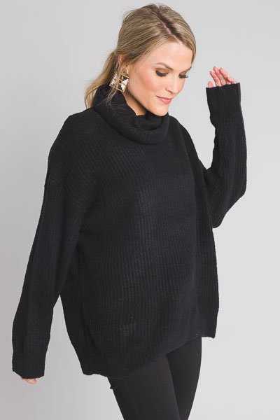 Black Sweater Turtleneck