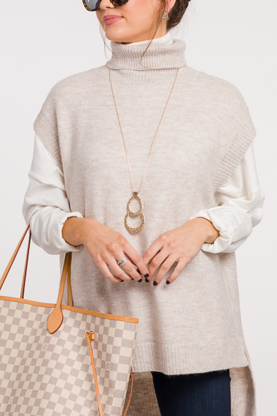 Double Dip Gold Necklace