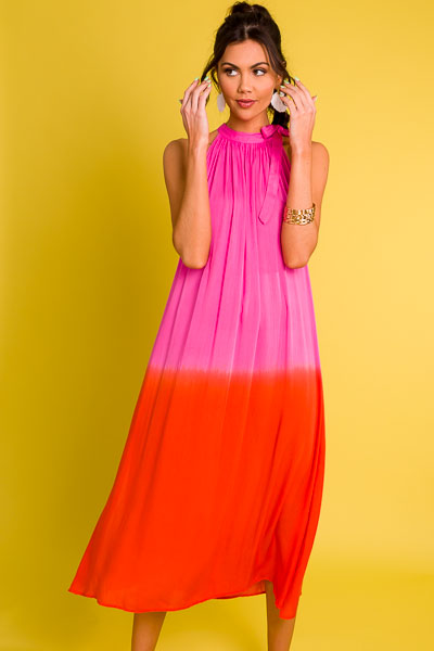 Karen Maxi Dress, Pink