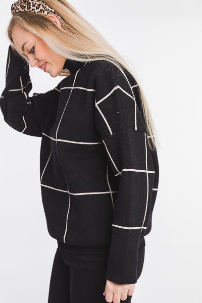 Off the Grid Sweater, Black
