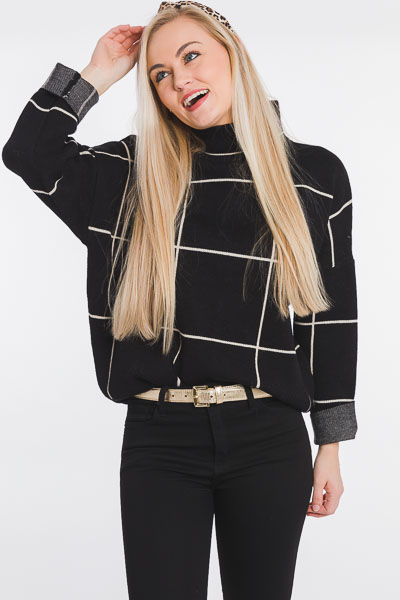 Off the Grid Sweater, Black