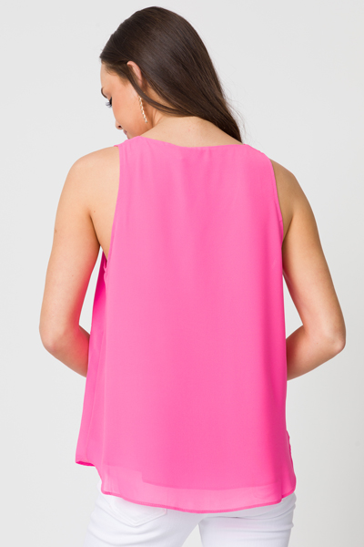 Double Layer Tank, Pink