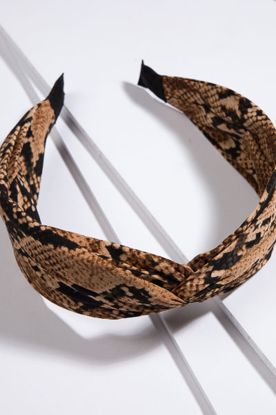 Brown Snake Headband