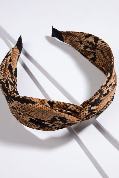Brown Snake Headband