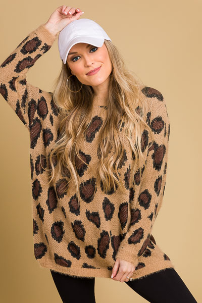 Caramel Cheetah Sweater
