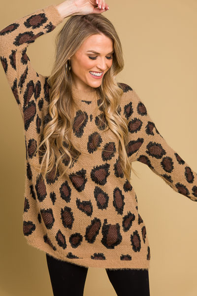 Caramel Cheetah Sweater