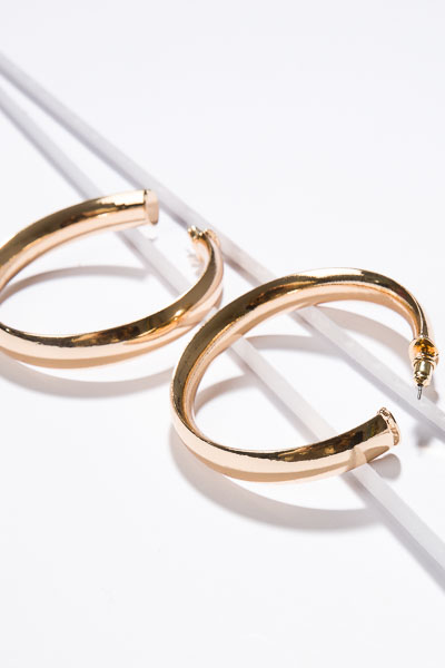 Bold and Gold Hoop